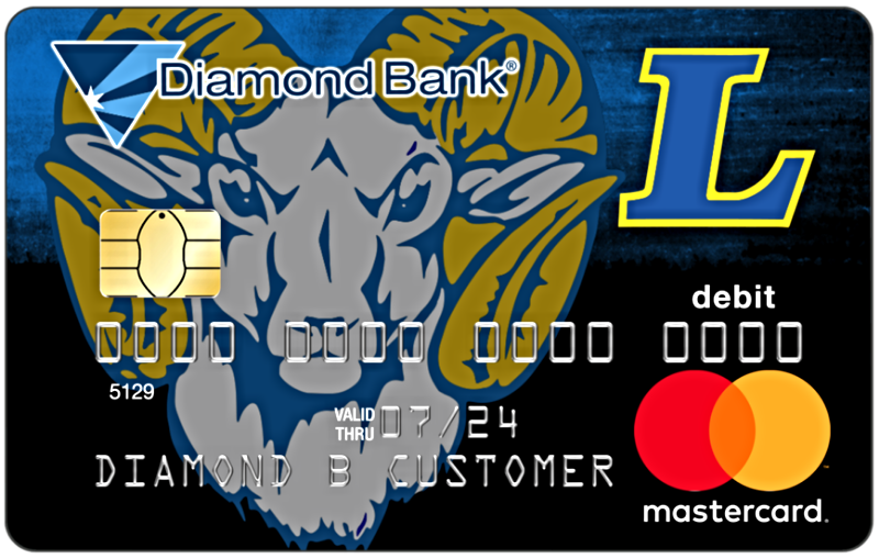 lakeside rams mascot debit card